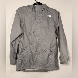 The North Face Jacket Hoodie Girls Size Large L 14/16 Grey